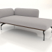 3d model Chaise longue with armrest 110 on the right (leather upholstery on the outside) - preview