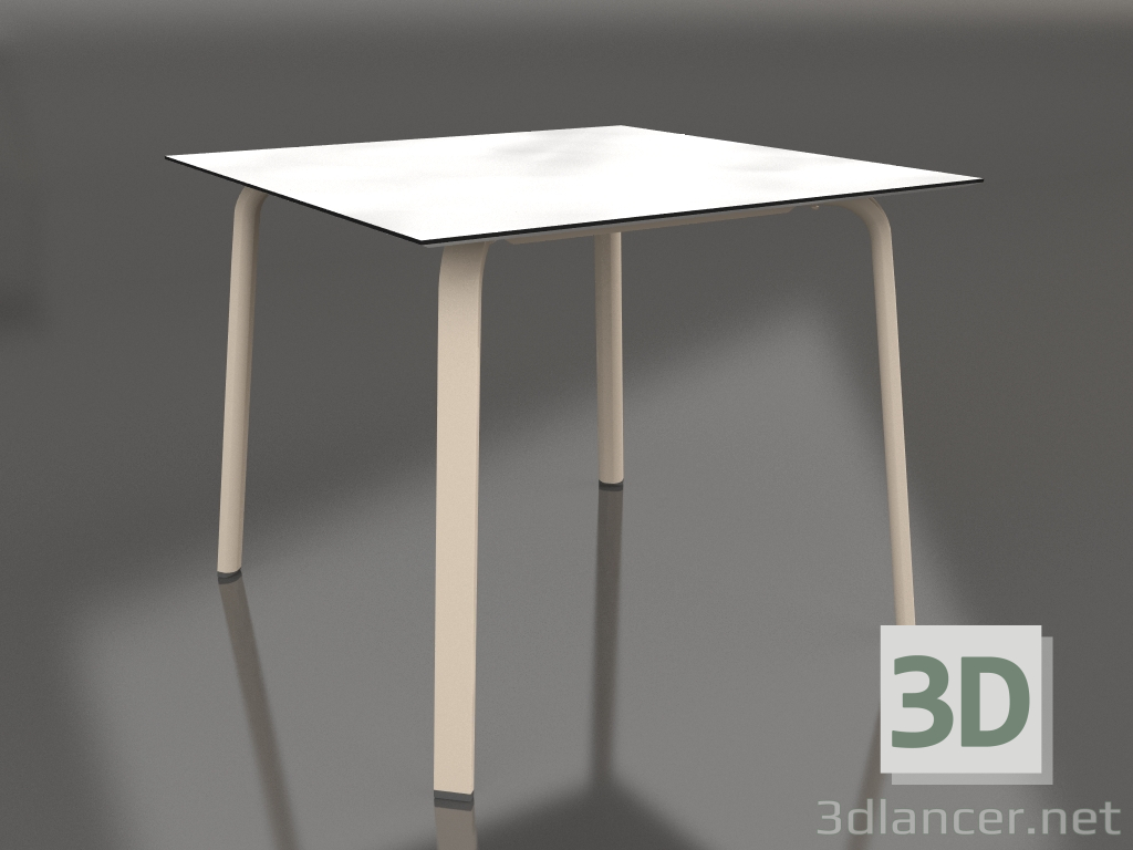 modèle 3D Table à manger 90 (Sable) - preview