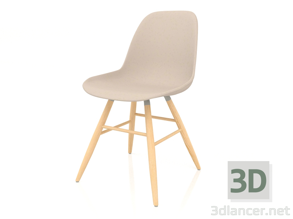 modèle 3D Chaise Albert Kuip (Taupe) - preview