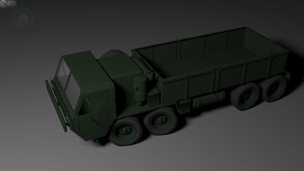 modèle 3D Camion M-977 - preview