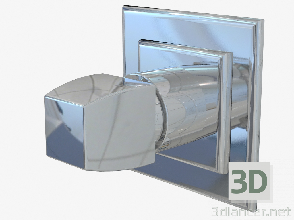 3d модель Смеситель для душа скрытого монтажа (13312+31209) – превью