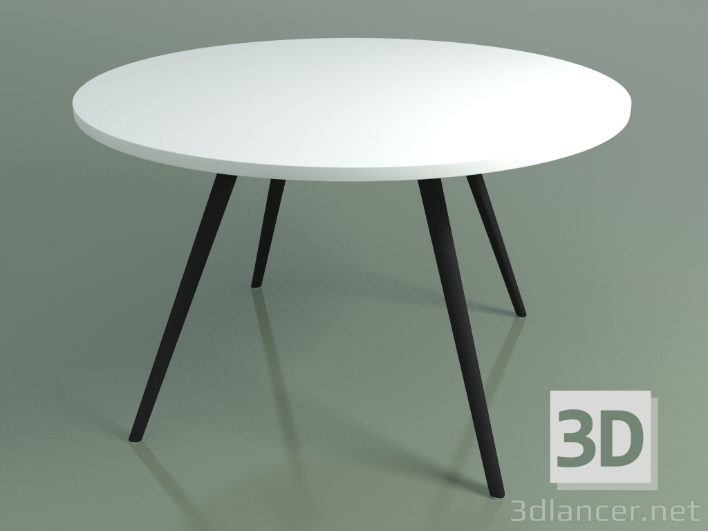 3D modeli Yuvarlak masa 5452 (H 74 - D 119 cm, melamin N01, V44) - önizleme