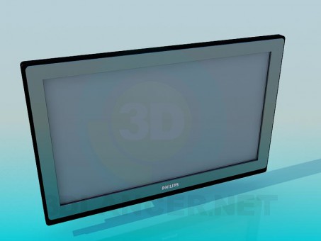 modello 3D TV - anteprima