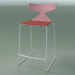 3d model Stackable Bar Stool 3712 (with cushion, Pink, V12) - preview