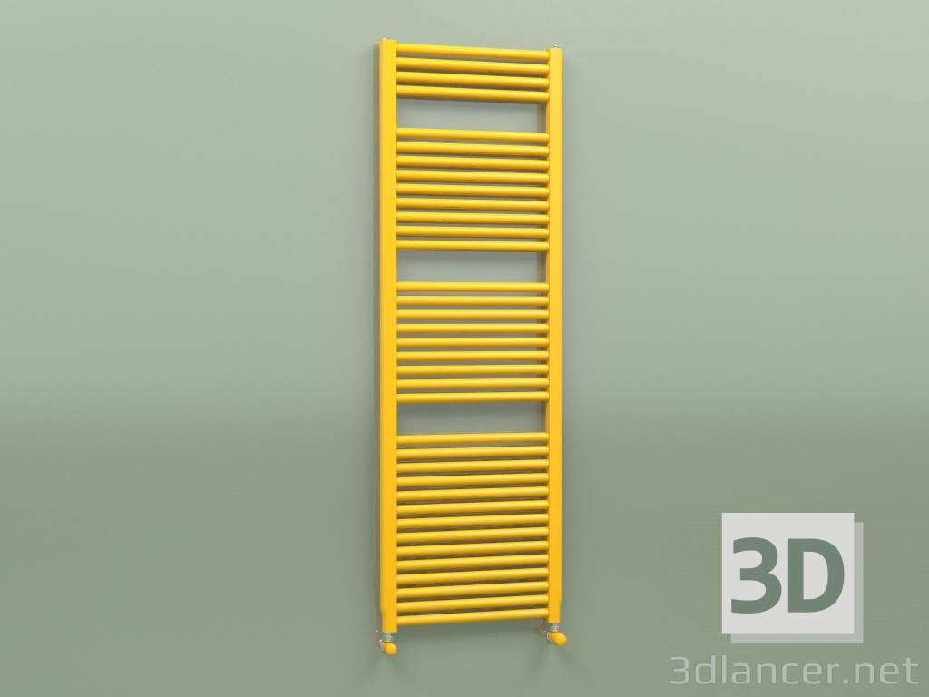 modèle 3D Sèche-serviettes chauffant NOVO (1520x500, jaune melon - RAL 1028) - preview