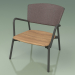 3d model Armchair 027 (Metal Smoke, Batyline Brown) - preview