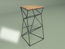 Tabouret de bar SUPPOR 780 (frêne rustique)