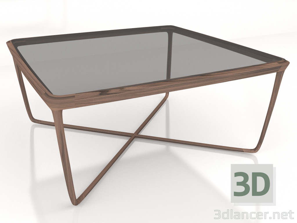 3d model Mesa de comedor Obi cuadrada 165 - vista previa