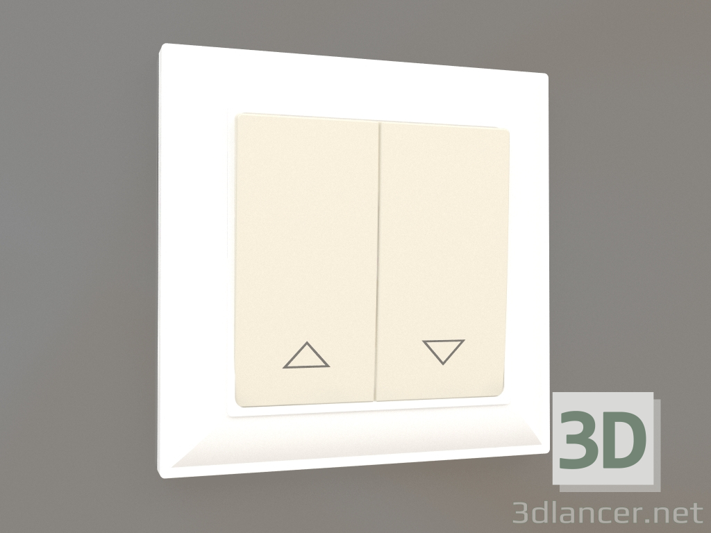 3d model Blinds switch (ivory) - preview