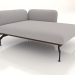 3d model Chaise longue 125 with armrest 85 on the right (leather upholstery on the outside) - preview