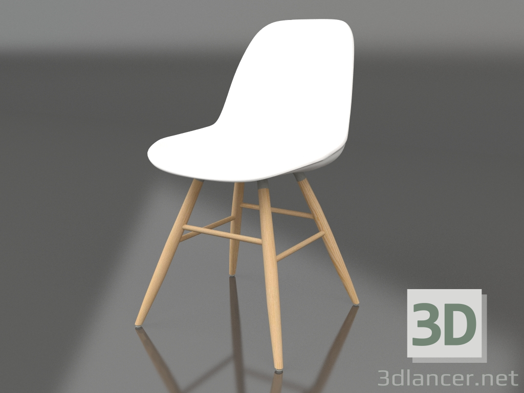 modello 3D Sedia Albert Kuip (Bianco) - anteprima