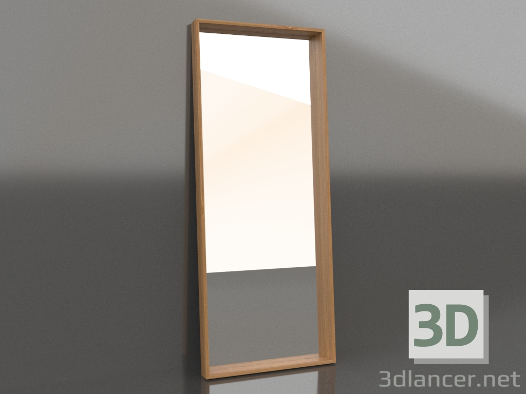 modello 3D Specchio 2000x800 mm (rovere naturale) - anteprima