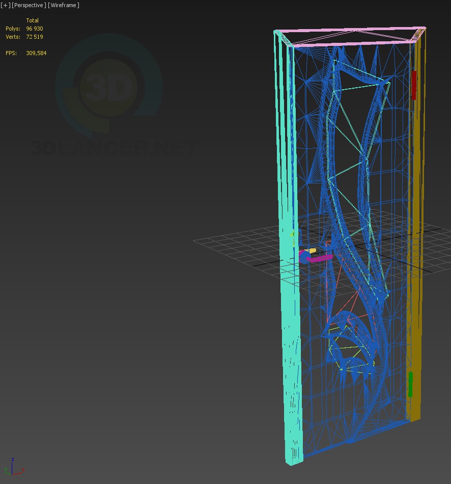 modèle 3D Porte-5do2 - preview