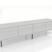 3d model TV cabinet 1800 mm (white RAL 9010) - preview