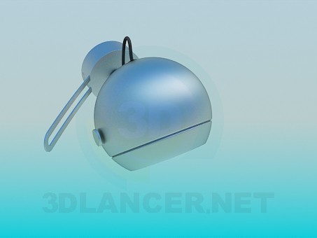 3d model Halogen lamp - preview