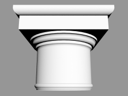 Säule (oben) K1112 (36,5 x 36,5 x 30 - Ø 23 cm)