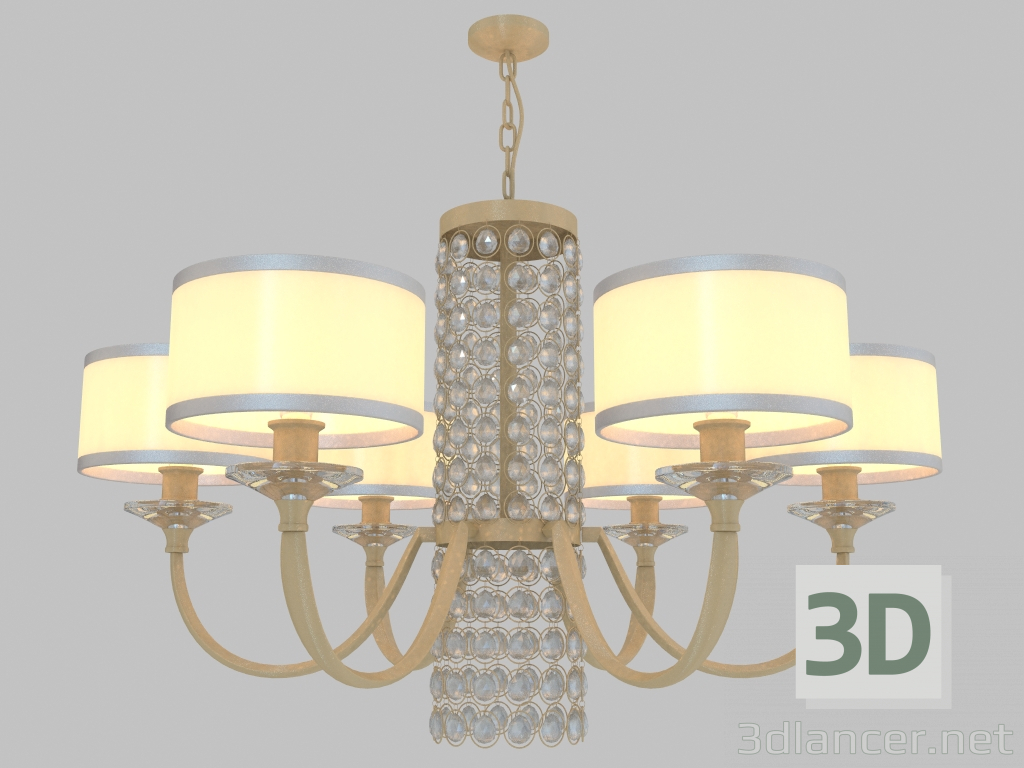 modello 3D Lampadario (2906C) - anteprima