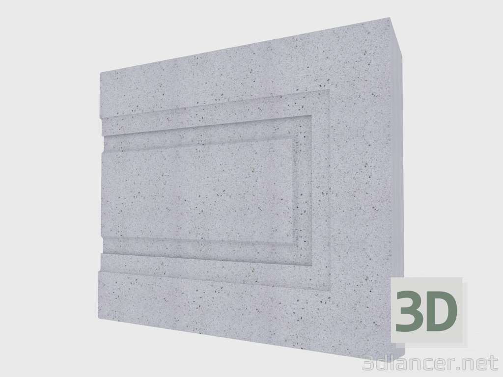 modello 3D Pannello (FF42DM) - anteprima