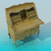 3d model Secretaire - vista previa