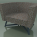 3d model Sillón semicircular (08, azul) - vista previa