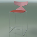 modèle 3D Tabouret de bar empilable 3712 (avec coussin, rose, CRO) - preview