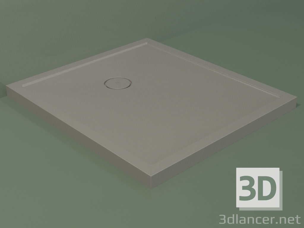 3d model Shower tray Medio (30UM0140, Clay C37, 90x100 cm) - preview