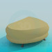 3d model Triangular Ottoman - preview