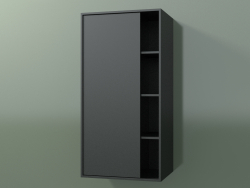 Wall cabinet with 1 left door (8CUCСDS01, Deep Nocturne C38, L 48, P 36, H 96 cm)