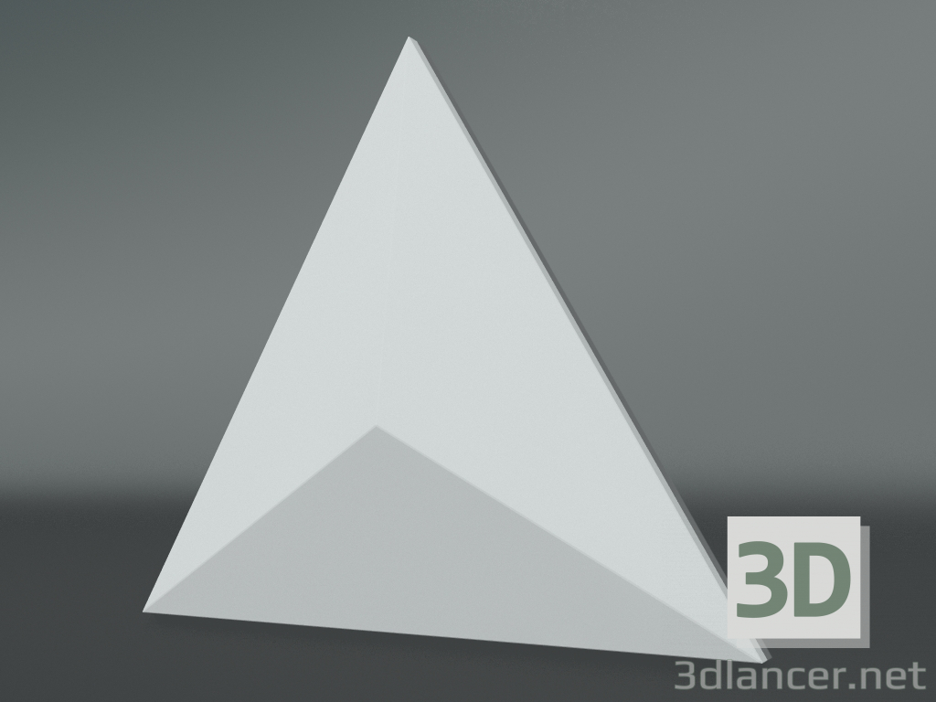 3d model Panel 3d de yeso M-413 - vista previa