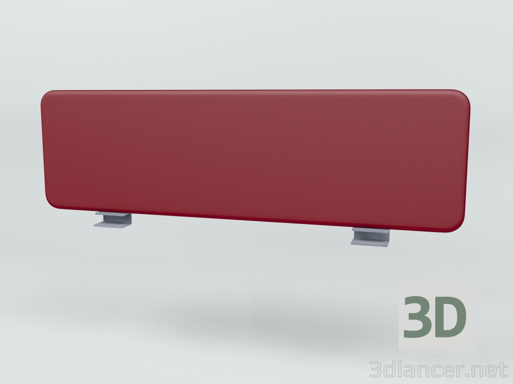 3d модель Акустический экран Desk Single Sonic ZUS12 (1190x350) – превью