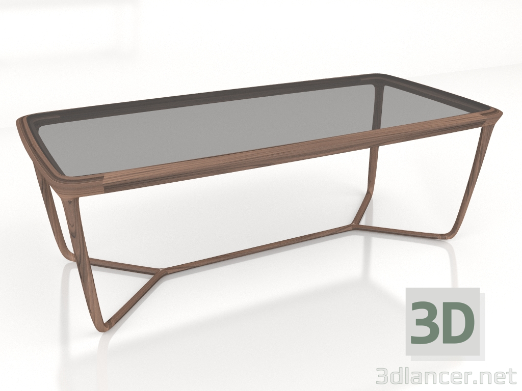 3d model Mesa de comedor Obi rectangular 220 - vista previa