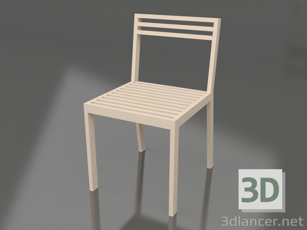 Modelo 3d Cadeira de jantar (areia) - preview