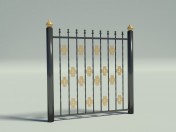 Metal fence