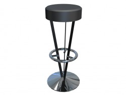 High stool without backrest