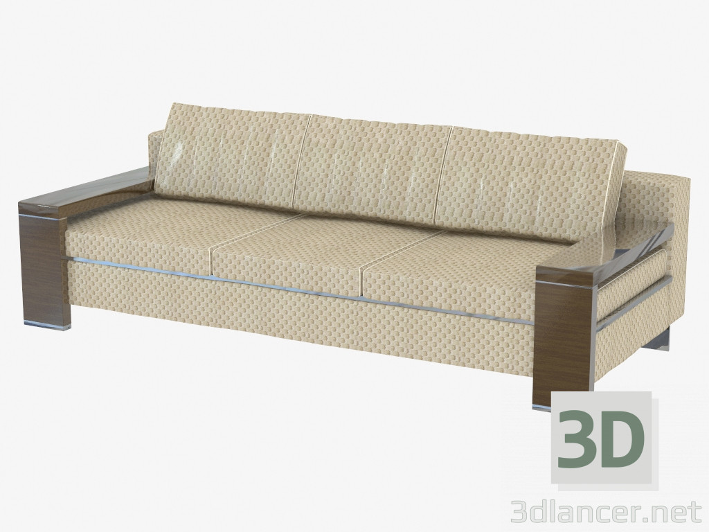 modello 3D Divano letto matrimoniale - anteprima