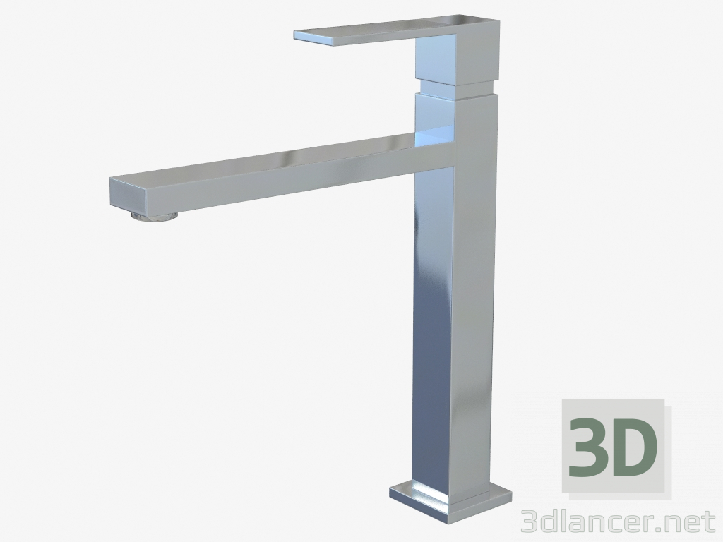 modello 3D Miscelatore monocomando cromato (16721) - anteprima