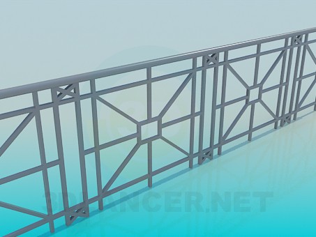 3d model Pasamanos para el puente - vista previa