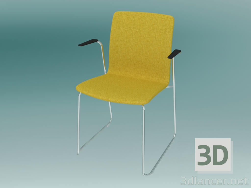 modello 3D Sedia visitatore (K42V3 2P) - anteprima