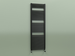 Heated towel rail NOVO (1520x500, Black - RAL 9005)