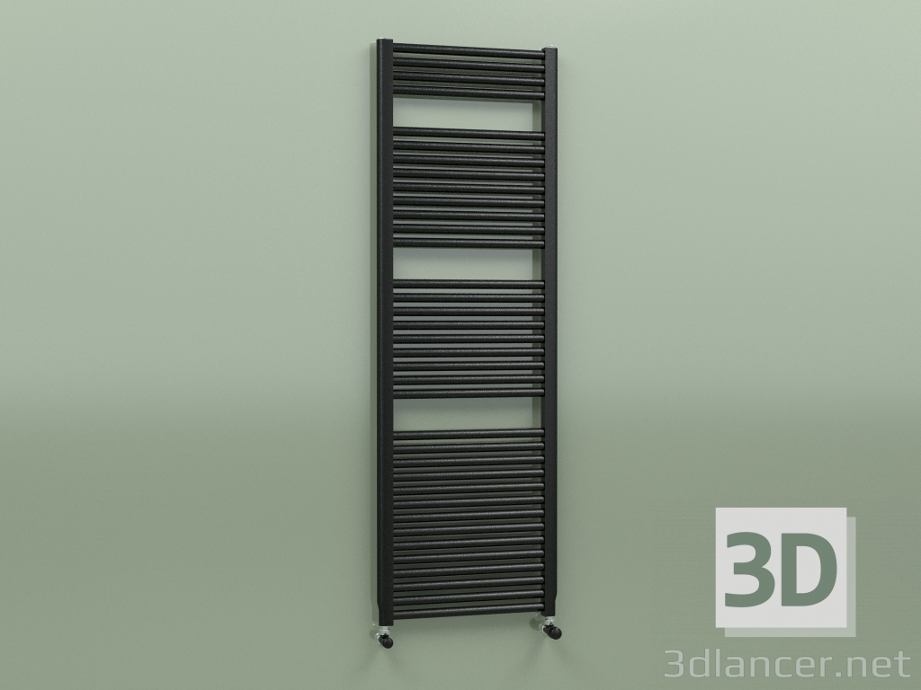 Modelo 3d Toalheiro aquecido NOVO (1520x500, Preto - RAL 9005) - preview