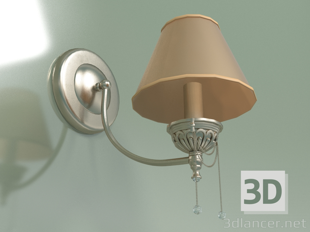 3d model Lámpara de pared Lugano LUG-K-1 (A) - vista previa