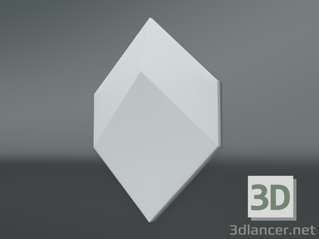 Modelo 3d Painel 3d de gesso M-414 - preview