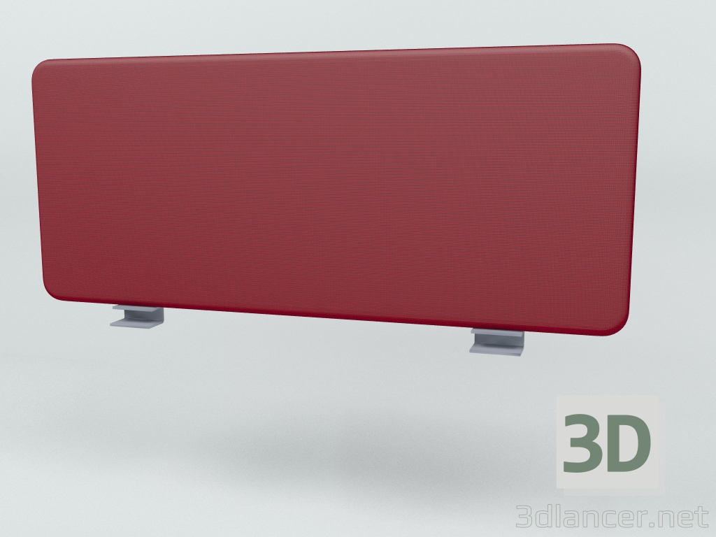 modèle 3D Écran acoustique Desk Single Sonic ZUS52 (1190x500) - preview