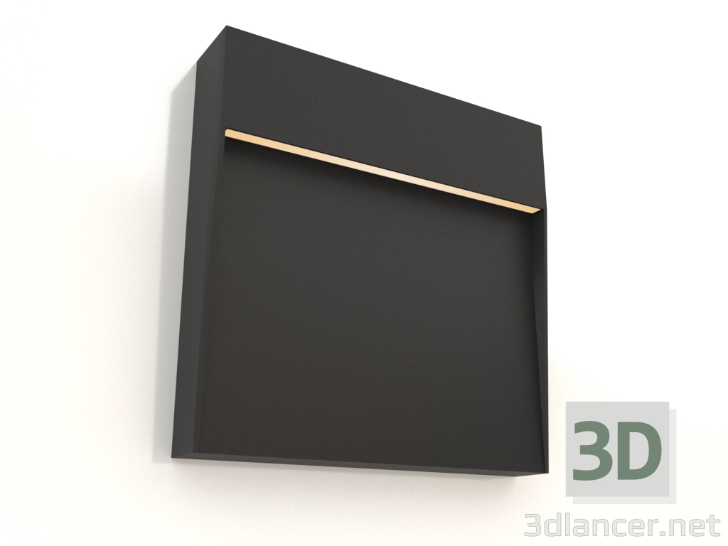 3D Modell Wand-Straßenlampe (7015) - Vorschau