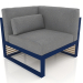 3d model Modular sofa, section 6 right, high back (Night blue) - preview