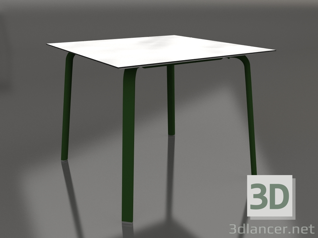 modèle 3D Table à manger 90 (Vert bouteille) - preview