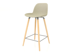 Albert Kuip semi-bar stool 65 cm (Green)