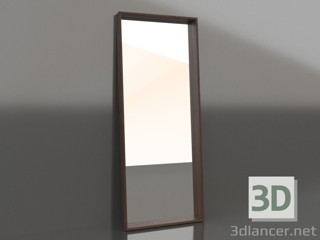 modèle 3D Miroir 2000x800 mm (noyer foncé) - preview