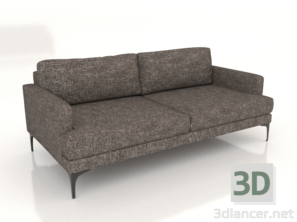 3D Modell Sofa Fisht 200 cm (Metallbeine) - Vorschau