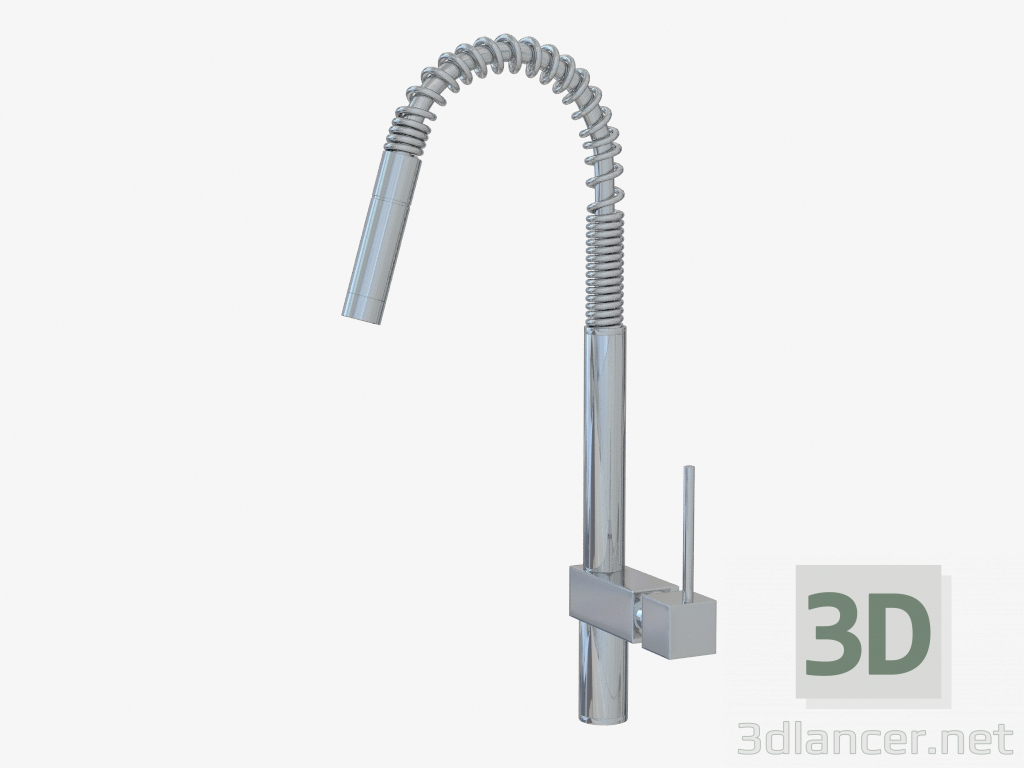 modello 3D Miscelatore per lavello con annaffiatoio estraibile (16765) - anteprima